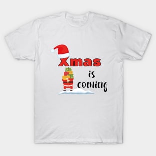 Santa's fluffy red hat T-Shirt